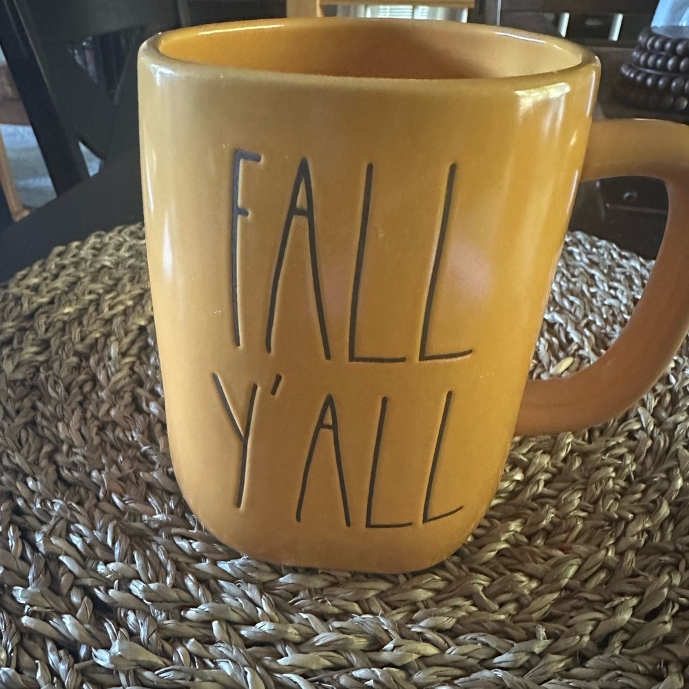Rae Dunn Artisan Collection Vibrant Orange Mug